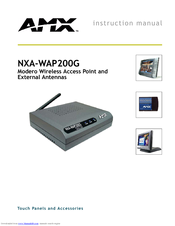 AMX Modero NXA-WAP200G Instruction Manual