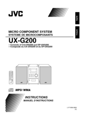 JVC Micro Component System UX-G200 Instructions Manual