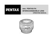 Pentax smc Pentax-FA Operating Manual