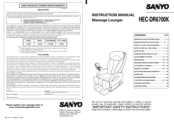 Sanyo HEC-DR6700K - Zero Gravity Massage Chair Instruction Manual