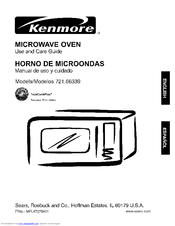 Kenmore 721.66339 Use And Care Manual