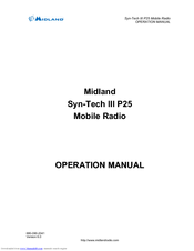 MIDLAND SYN-TECH III P25 - REV 6.0 Operation Manual