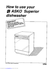 ASKO Superior 1474 How To Use Manual