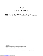 JETWAY 601CFR4A User Manual