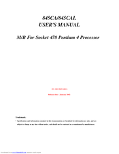 JETWAY 845CAR1A User Manual