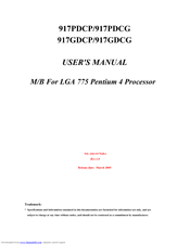JETWAY 917PDCP User Manual