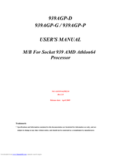 JETWAY 939AGPR210 User Manual