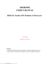 JETWAY I402R User Manual