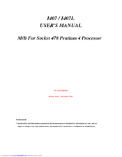 JETWAY I407 User Manual