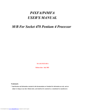 JETWAY P4MFA User Manual