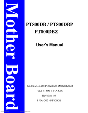 JETWAY PT800DBZ - REV 1.0 User Manual