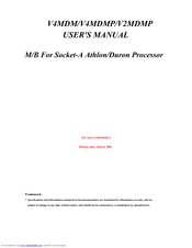 JETWAY V2MDMP User Manual