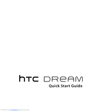 HTC Dream DREA110 Quick Start Manual