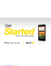 HTC EVO 4G Sprint Get Started