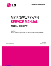 LG MB-387W Service Manual