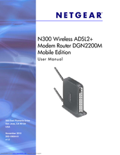 Netgear DGN2200M - Wireless-N 300 Router User Manual