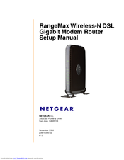 Netgear DGN3500 - Wireless-N Gigabit Router Setup Manual