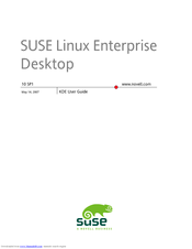 NOVELL SUSE LINUX ENTERPRISE DESKTOP 10 SP1 KDE Manual