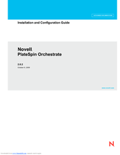 NOVELL PLATESPIN ORCHESTRATE 2.0.2 - UPGARDE GUIDE 10-09-2009 Installation And Configuration Manual