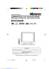MEMOREX MVDT2002BOM Owner's Manual