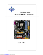 MSI K8NNeo4 Platinum Series User Manual