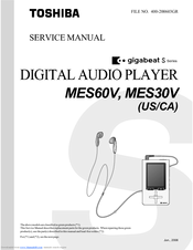 Toshiba Gigabeat S MES60V Service Manual