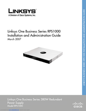 Linksys RPS1000 Installation And Administration Manual