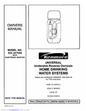 KENMORE 625.347050 Manual