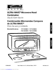 KENMORE ULTRA WAVE 721.64669 Use And Care Manual