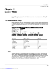 KURZWEIL K2600 - MUSICIANS GUIDE REV A PART NUMBER 910330 CHAP 11 Manual