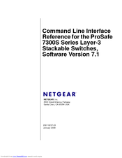 Netgear GSM7328FS-100NAS Reference Manual