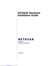 Netgear GS724AT - ProSafe Gigabit Smart Switch Hardware Installation Manual