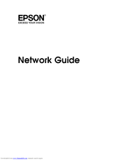 Epson 7880 - Stylus Pro Color Inkjet Printer Network Manual