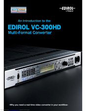 EDIROL VC-300HD Manual