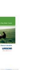 LIFESCAN OneTouch Profile Owner's Booklet