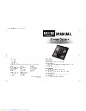 TANITA InnerScan BC-575 Manual