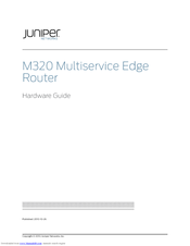 Juniper M320 Hardware Manual