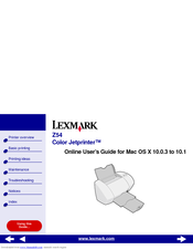 Lexmark 18H0500 - Z 54 Color Jetprinter Inkjet Printer User Manual