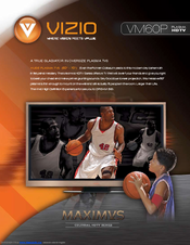 Vizio VM60PHDTV Specifications