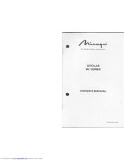 Mirage 90i Series Owner's Manual