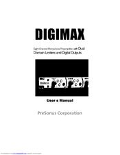 Presonus DIGIMAX User Manual