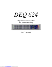 PRESONUS DEQ 624 User Manual
