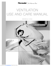Thermador VCI21CS Use And Care Manual