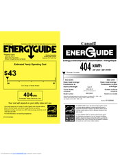 Maytag MBF2258XEW Energy Manual
