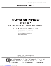 KUSSMAUL AUTO CHARGE 091-127 Series Instruction Manual