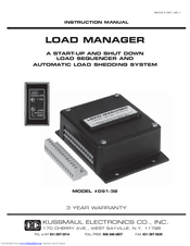 KUSSMAUL Load Manager Instruction Manual