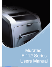 MURATEC F-112P User Manual