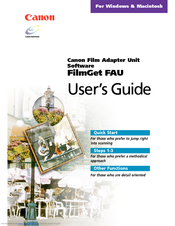 Canon FilmGet FAU User Manual