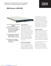 IBM x3550 M2 4198 Brochure