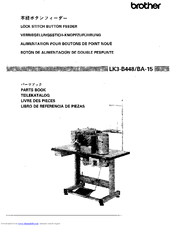 Brother BA-15 Parts Manual